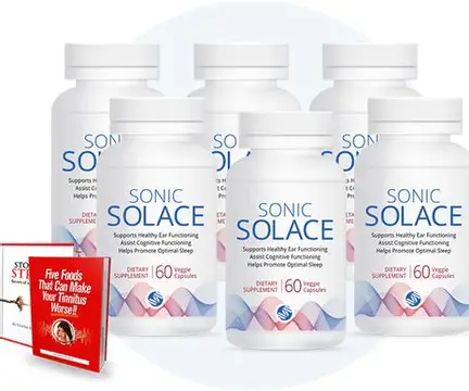 Sonic Solace Hearing Support Supplement - Official Bottle